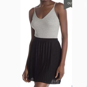 BP Nordstrom V Neck Ribbed Thong Bodysuit Tank